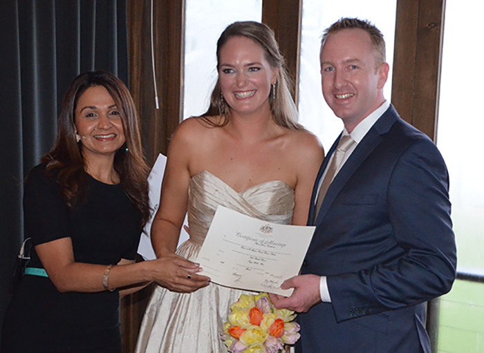 mulgrave marriage registry celebrant