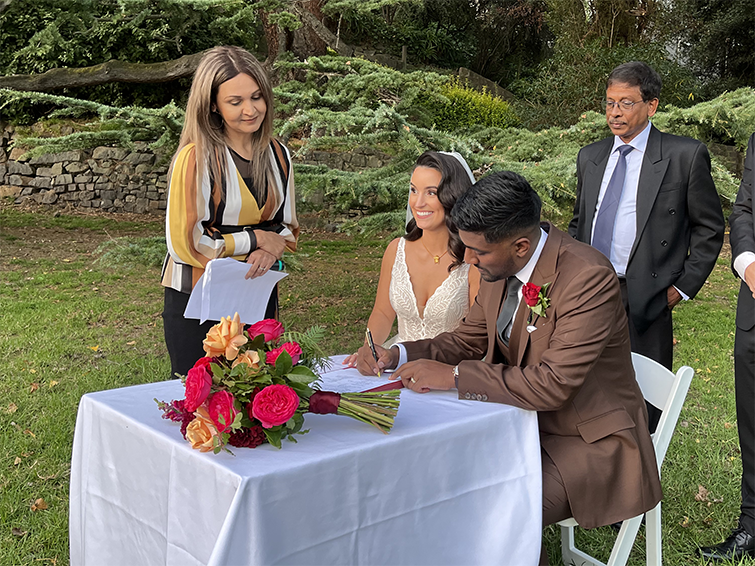 officer wedding celebrant